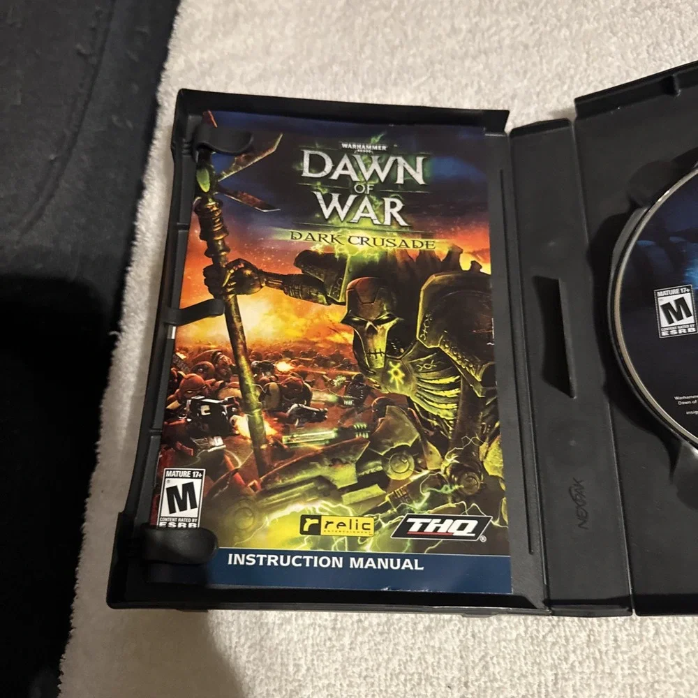 Warhammer 40000 Dawn of War Dark Crusade PC‎ DVD 2006 THQ Relic Complete CIB